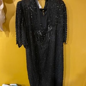 Vtg. 80s Sequined Party Dress